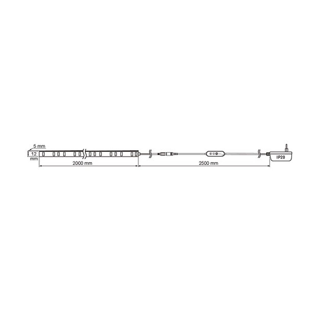 Airam Led Strip växtbelysning 2 m IP20
