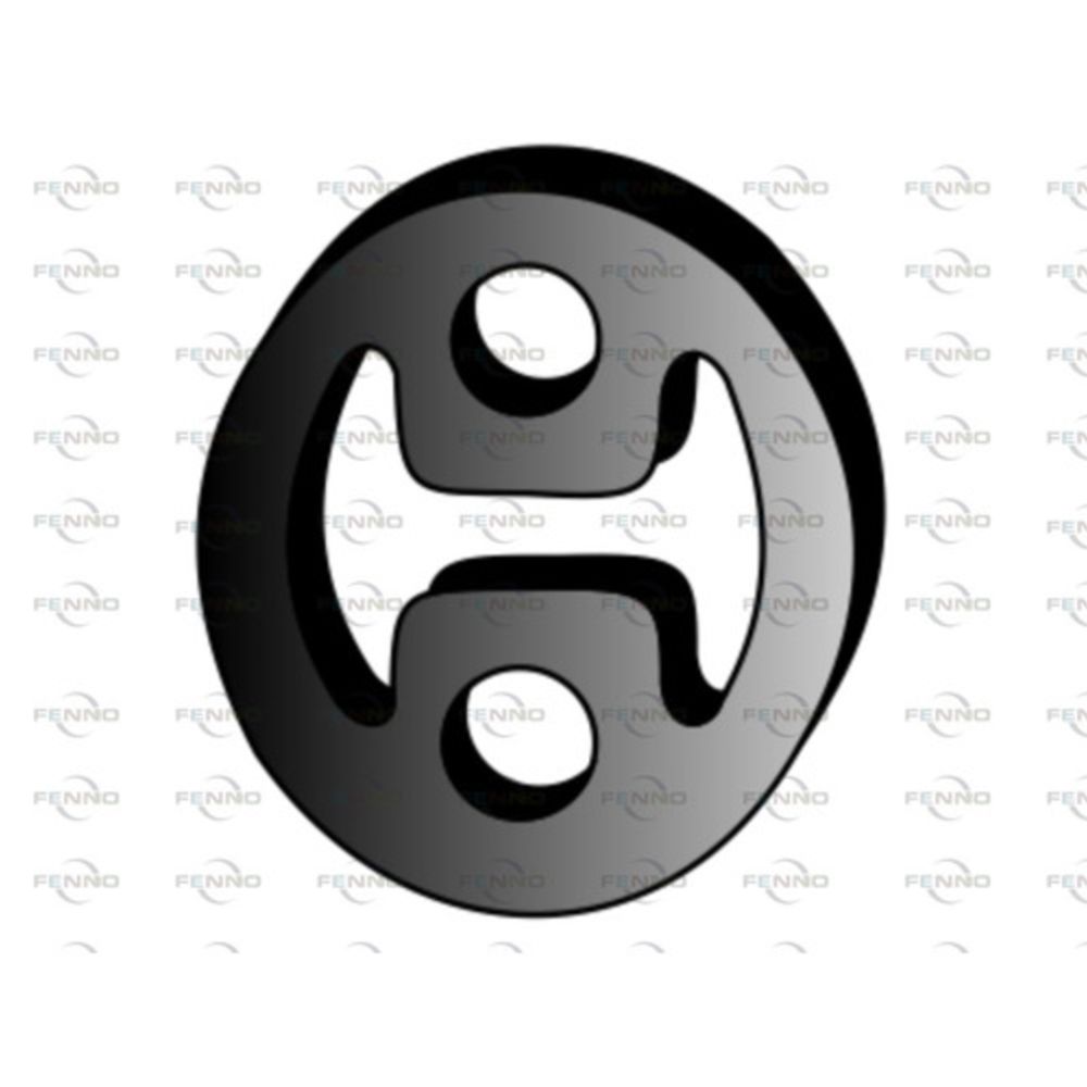 Pakoputkiston kumipalkki 14-30343