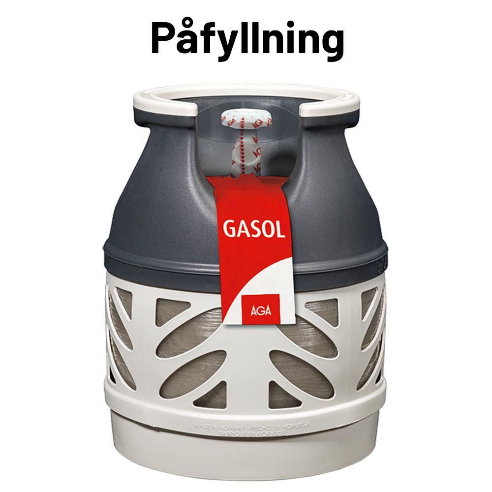 AGA Gasol PÅFYLLNING PC5, 5 kg