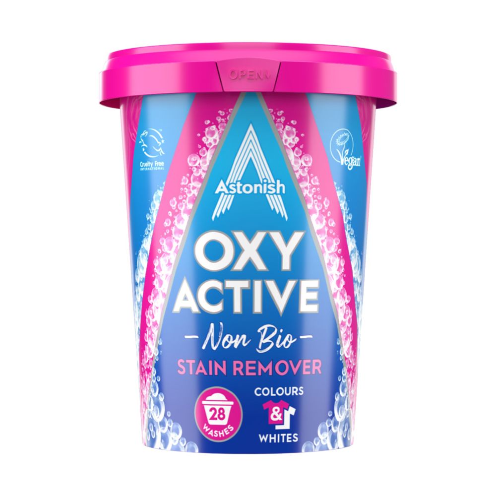 Astonish Oxy Active Non Bio Stain Remover plekieemaldaja 625g