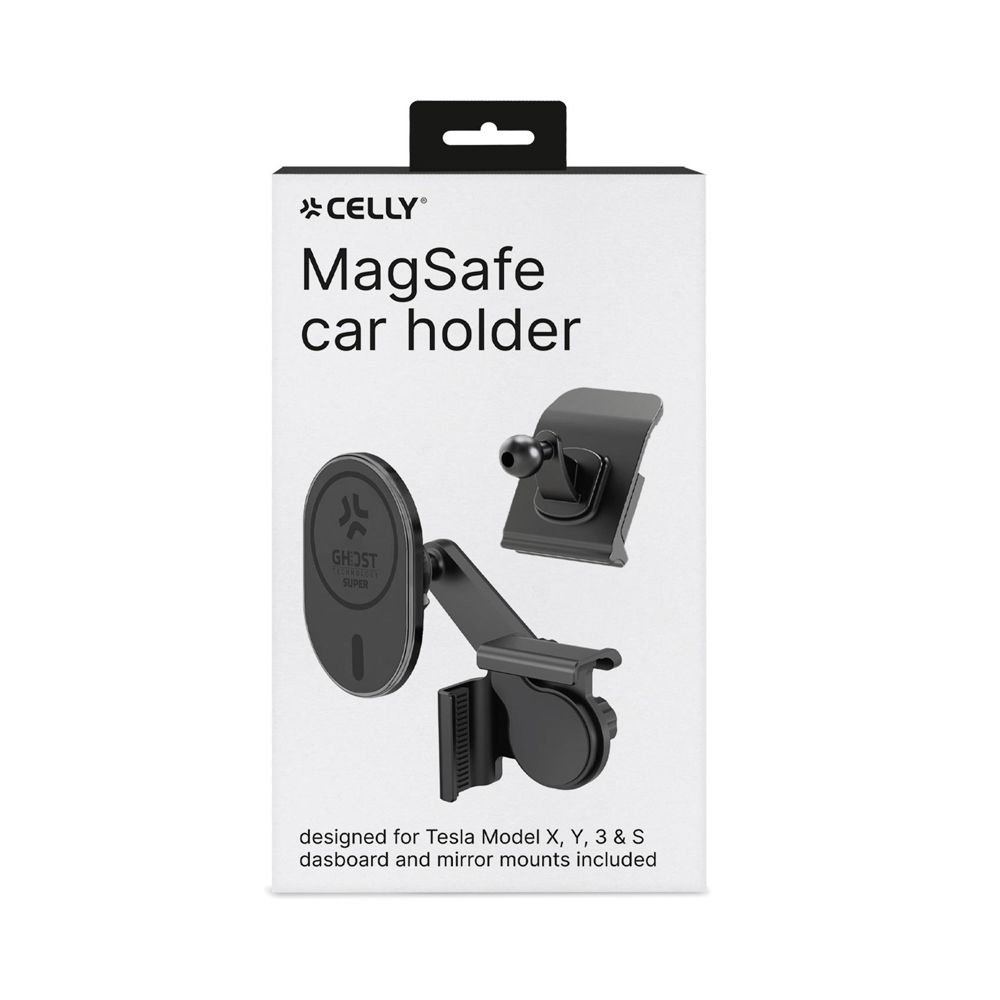 Celly MagSafe mobilhållare för Tesla X, Y, 3, S