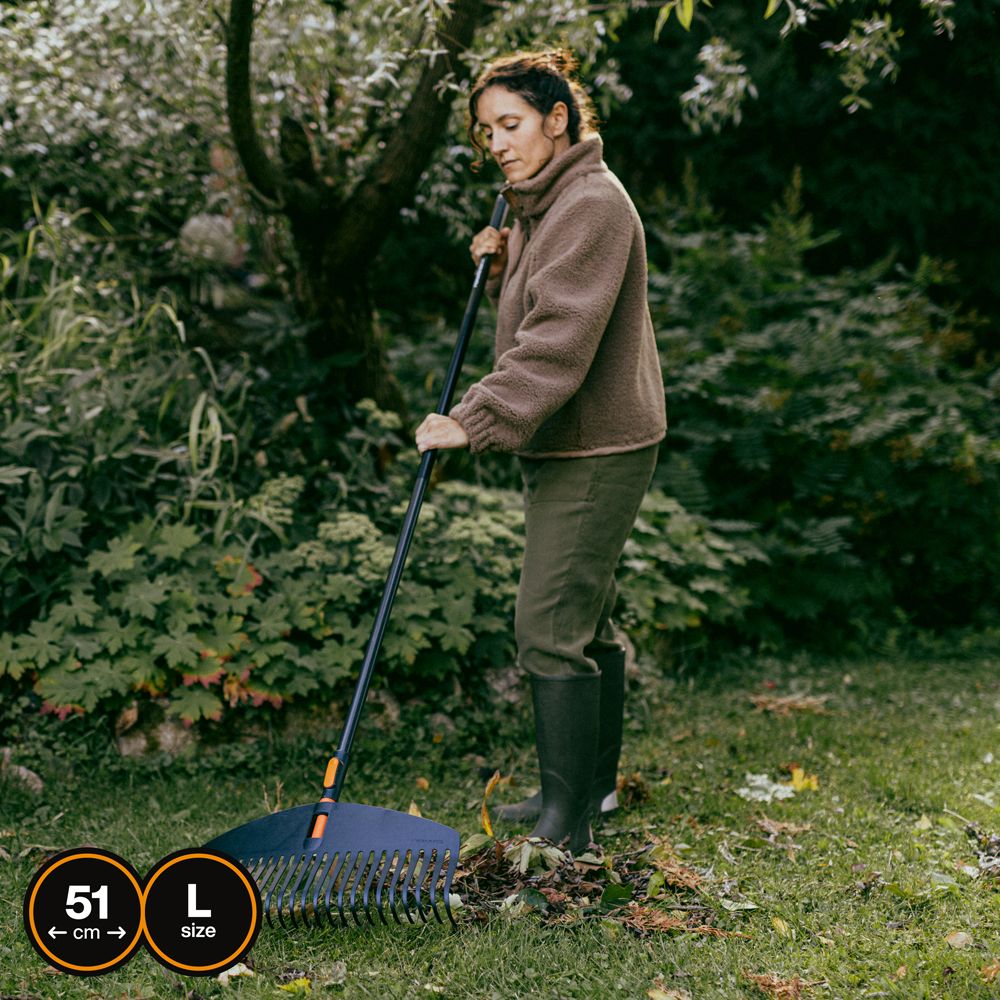 Fiskars OneClick lehtiharava L