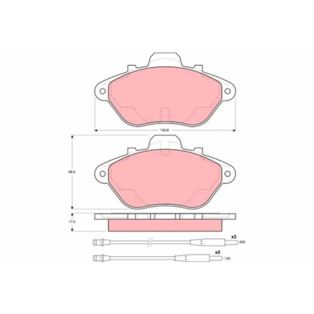 Piduriklotside komplekt 97-23018