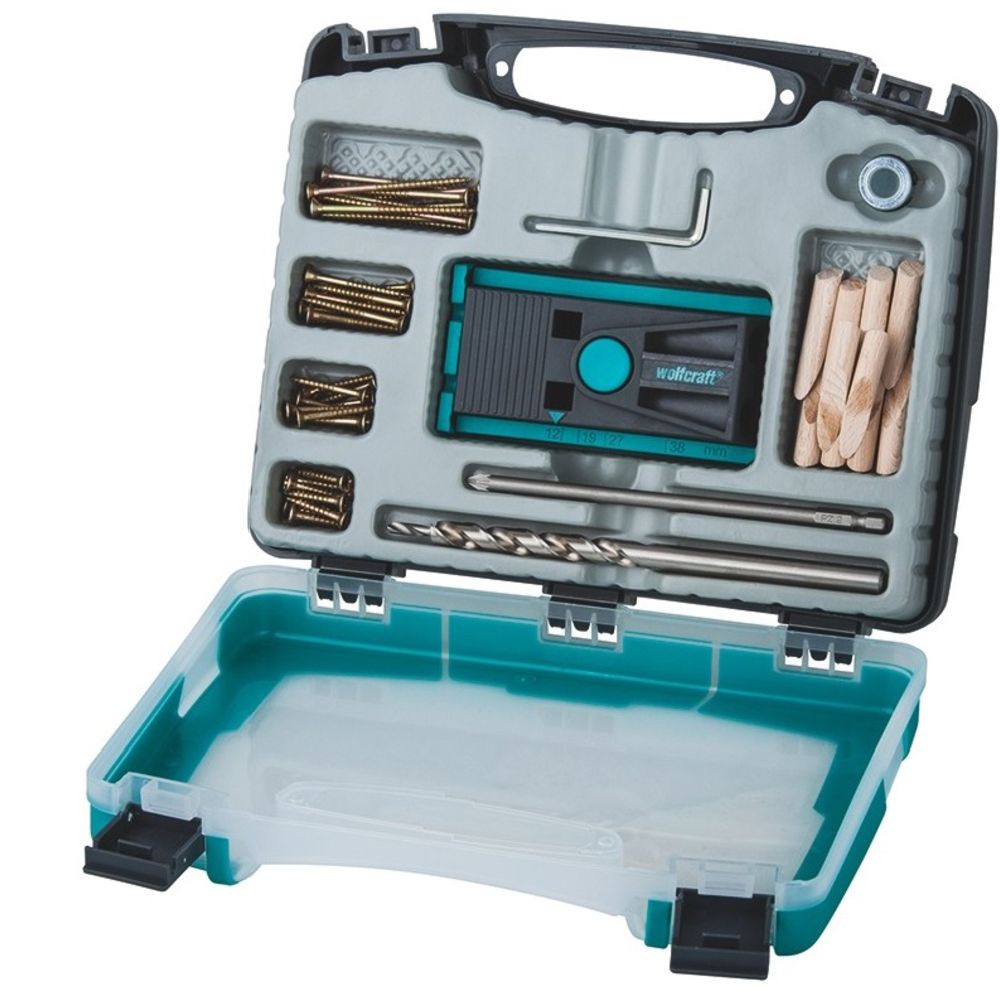 Wolfcraft® Undercover Jig peitkruvimisrakis puidule