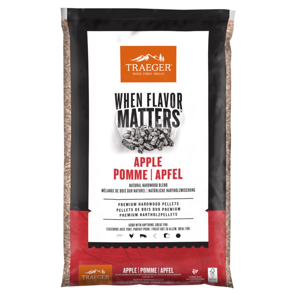 Traeger FSC pellets äpple 9 kg