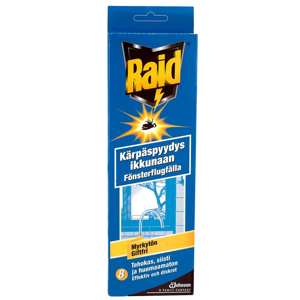 Raid kärbsepaber aknale 8 tk