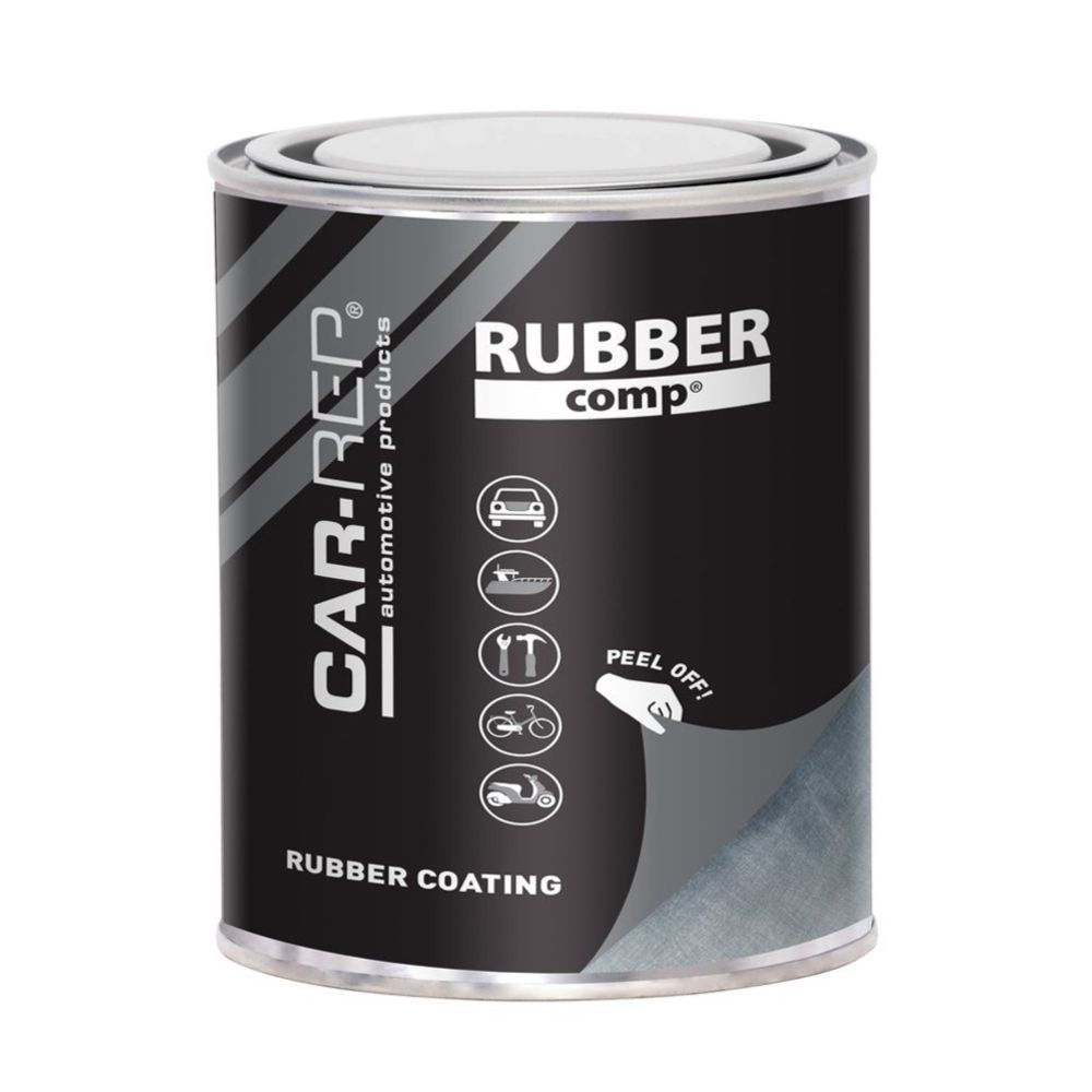 RUBBERcomp Kumimaali Matta musta 1 L