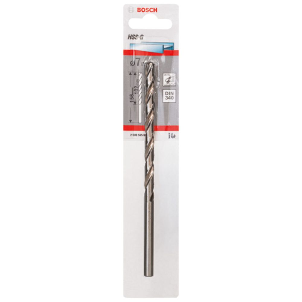 Bosch HSS G DIN 340 metallipuur 7,0 mm