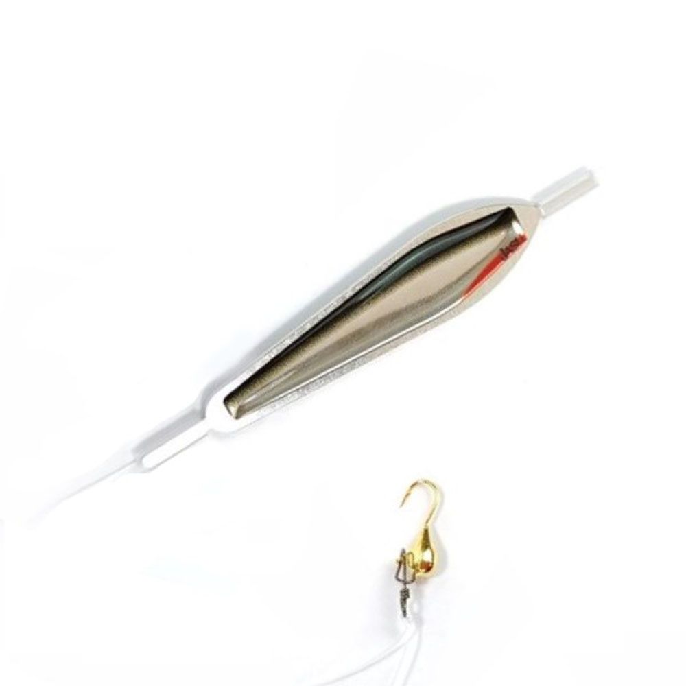 Jasu liuglant, 6 cm + 4 mm konks, must/hõbe