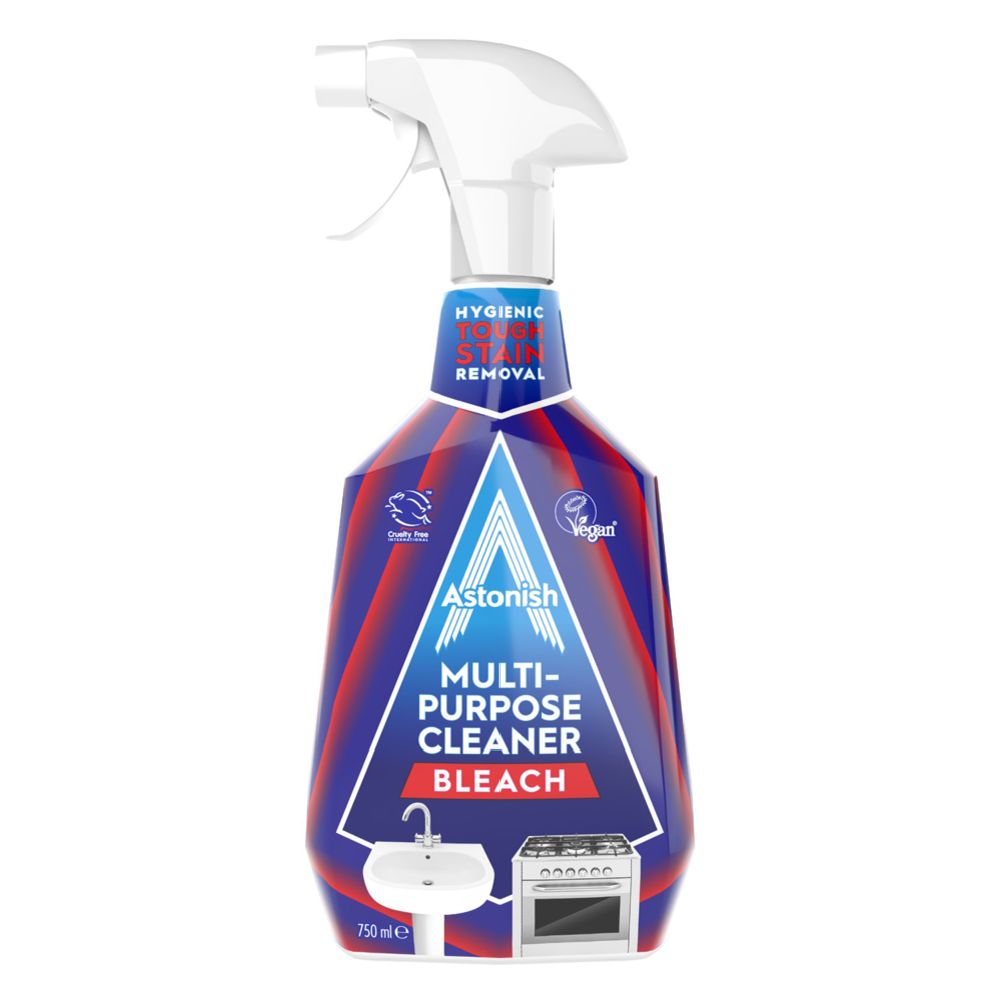 Astonish Multi-Purpose Cleaner with Bleach üldpuhastusvahend valgendiga 750ml