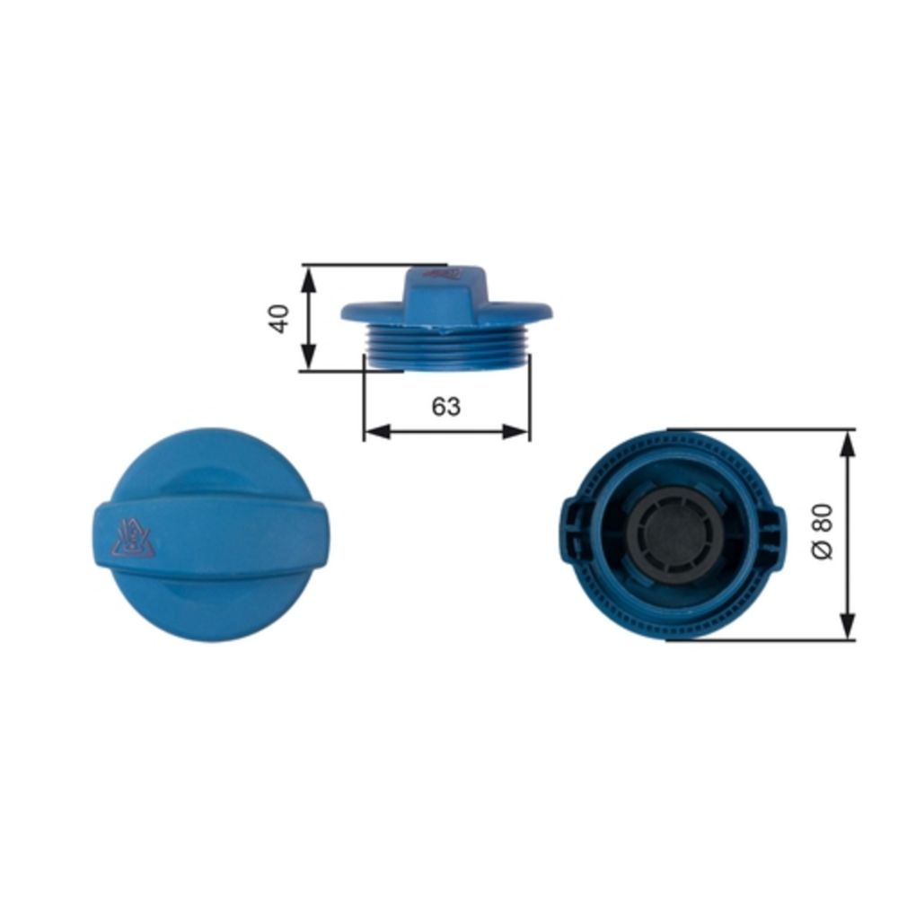 Paisuntasäiliön korkki 30-04893