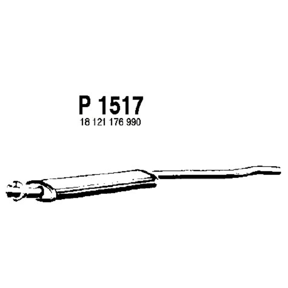 Mittljuddämpare 14-1517