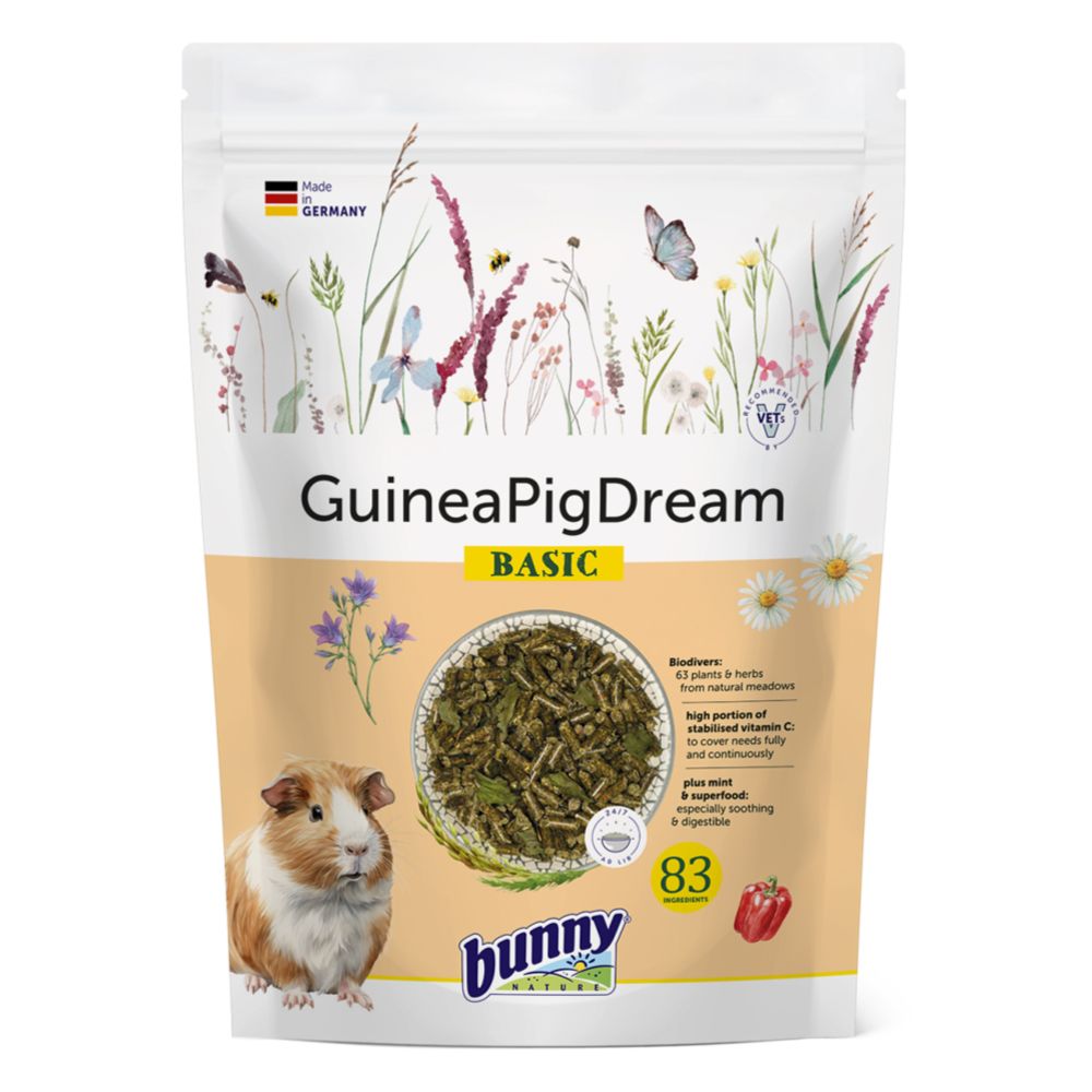 Bunny Nature GuineaPigDream Basic marsun ruoka 1,5 kg