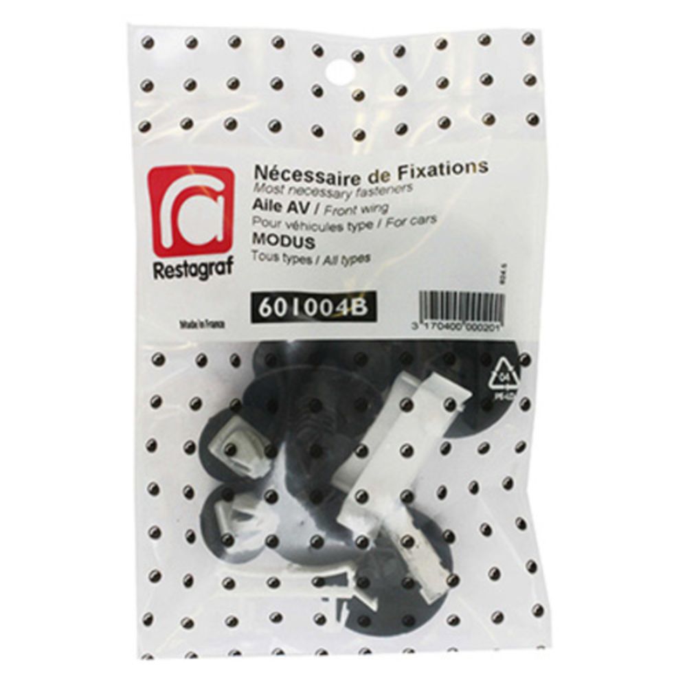 Kiinnikesarja Renault lokasuoja 601004B 17 osaa