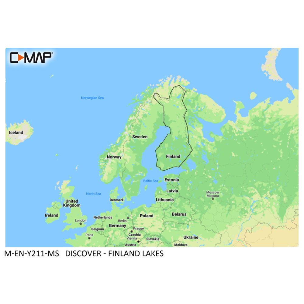 C-MAP Discover Y211 Finlands inlandsvatten och havsområden