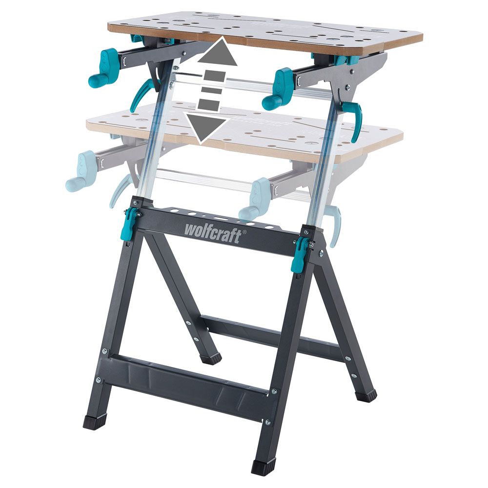 Wolfcraft® Master 750 Ergo säädettävä työpöytä