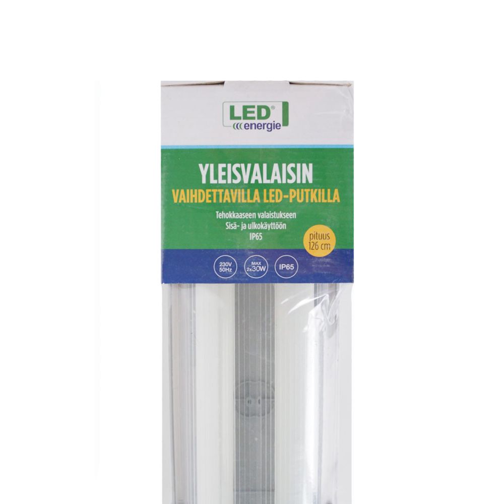 LED-armatur 2 x 18 W 4000 K 2 x 1800 lm IP65