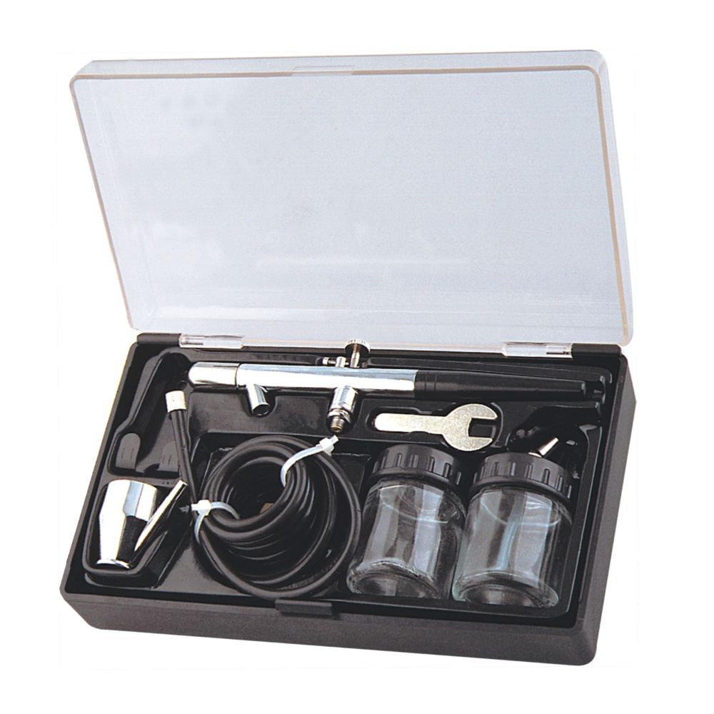 Färgsprutasats 7 delar + förvaringsbox