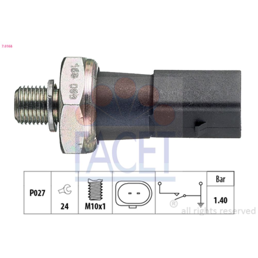 Öljynpainekatkaisin 37-0168