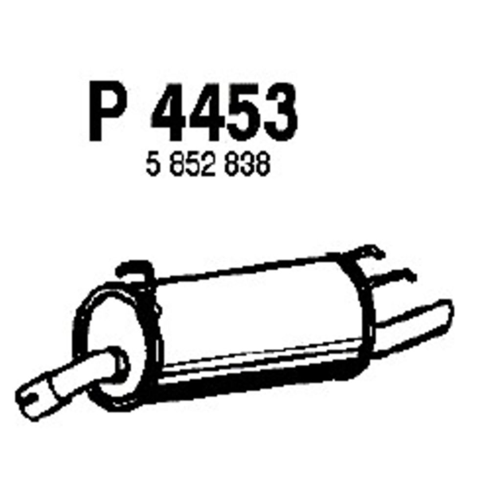 Takaäänenvaimentaja 14-4526