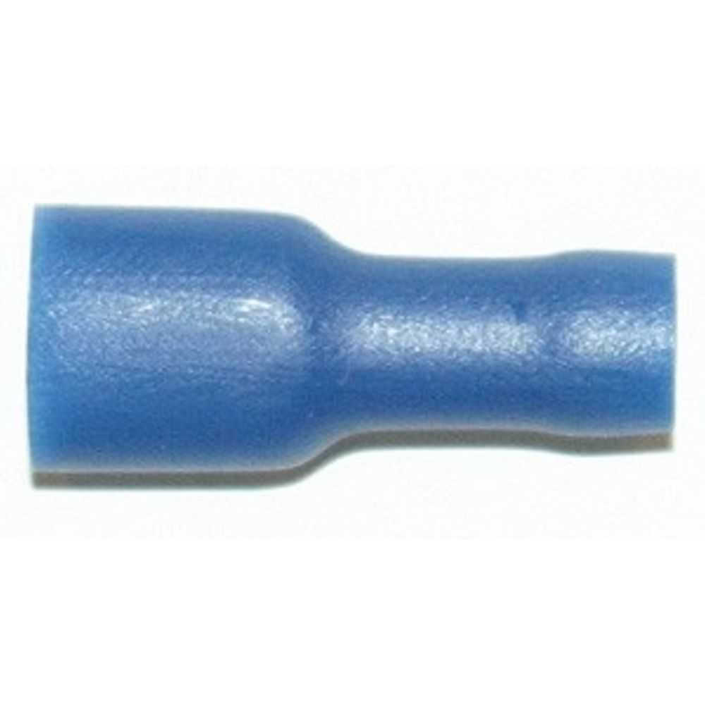 Abiko A2507FLSF Lattaliitin eristetty 6,3mm naaras sininen 25kpl