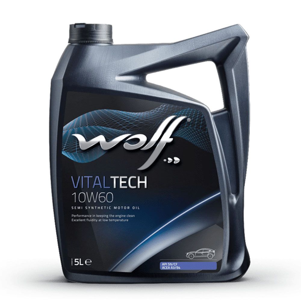 Wolf Vitaltech 10W-60 5 l moottoriöljy