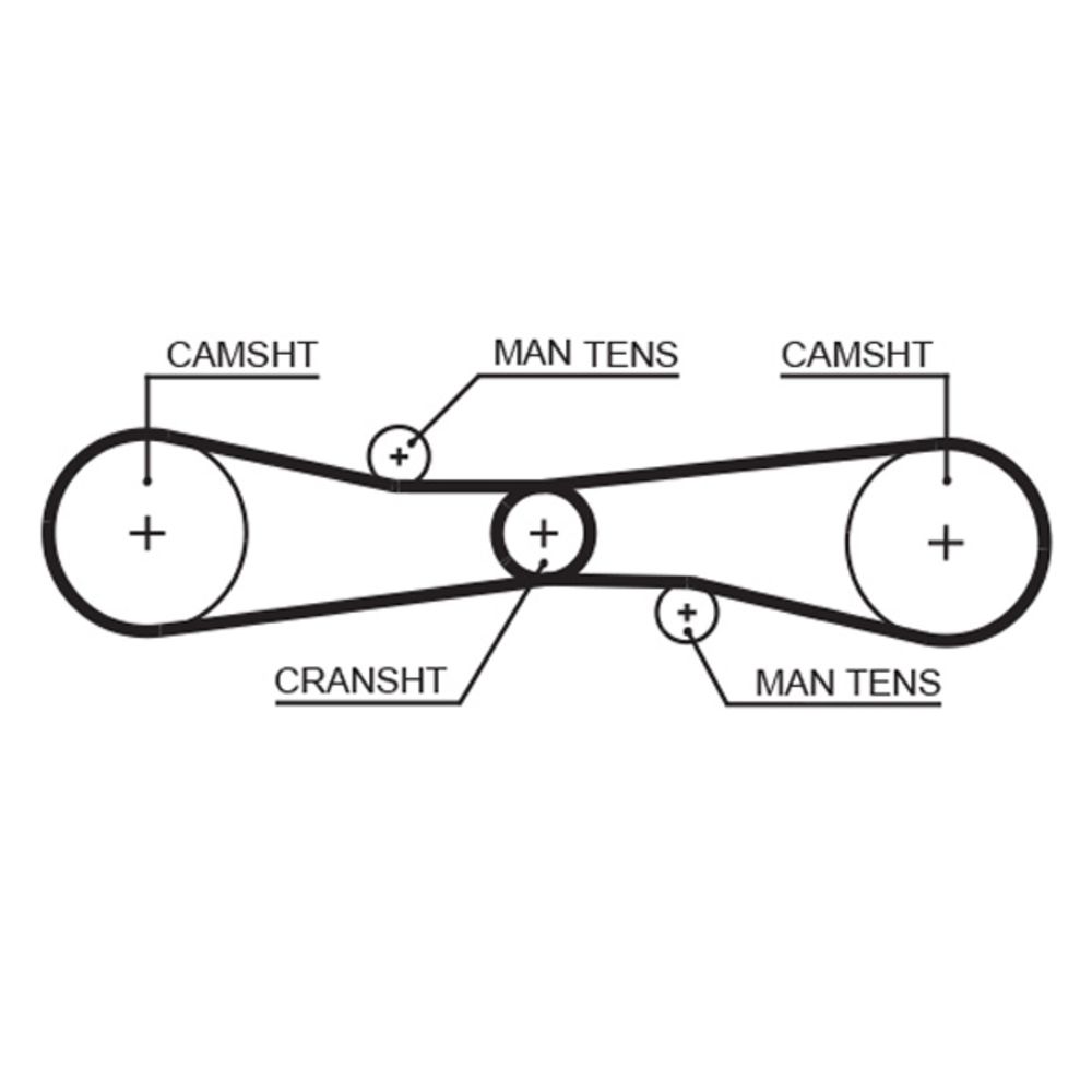 Gates jakohihna Honda GL 1500