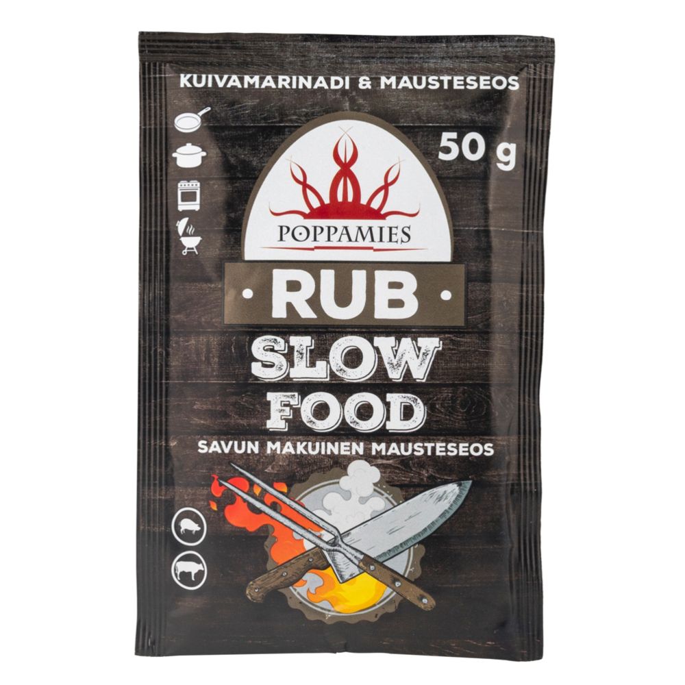 Poppamies Rub Slow Food kryddmix 50 g