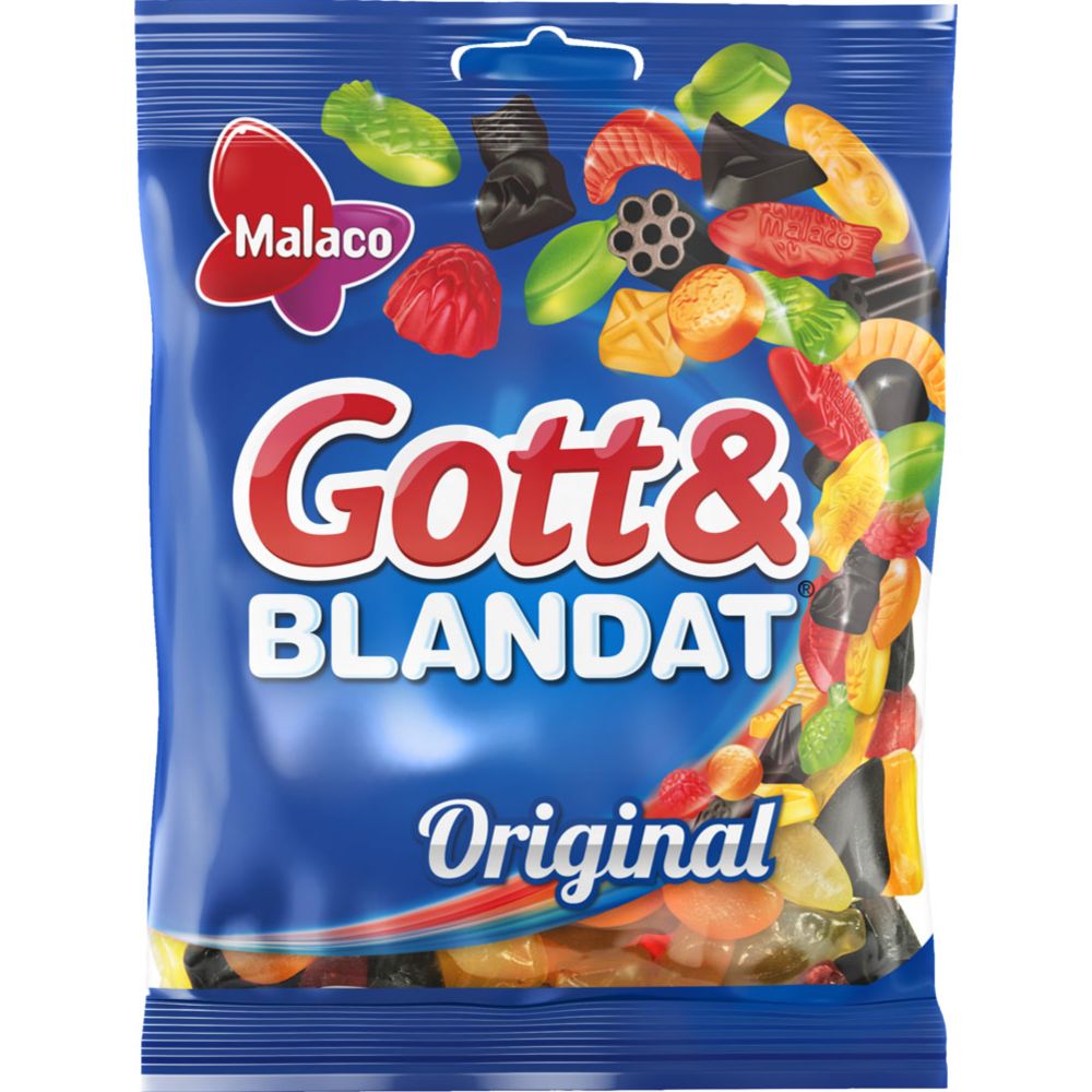 Malaco Gott&Blandat Original makeissekoitus 210 g