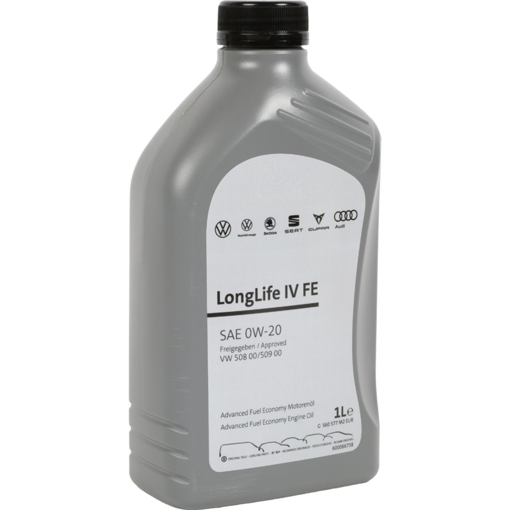 VAG LongLife IV FE 0W-20 VW 508 00/509 00 mootoriõli, 1 l