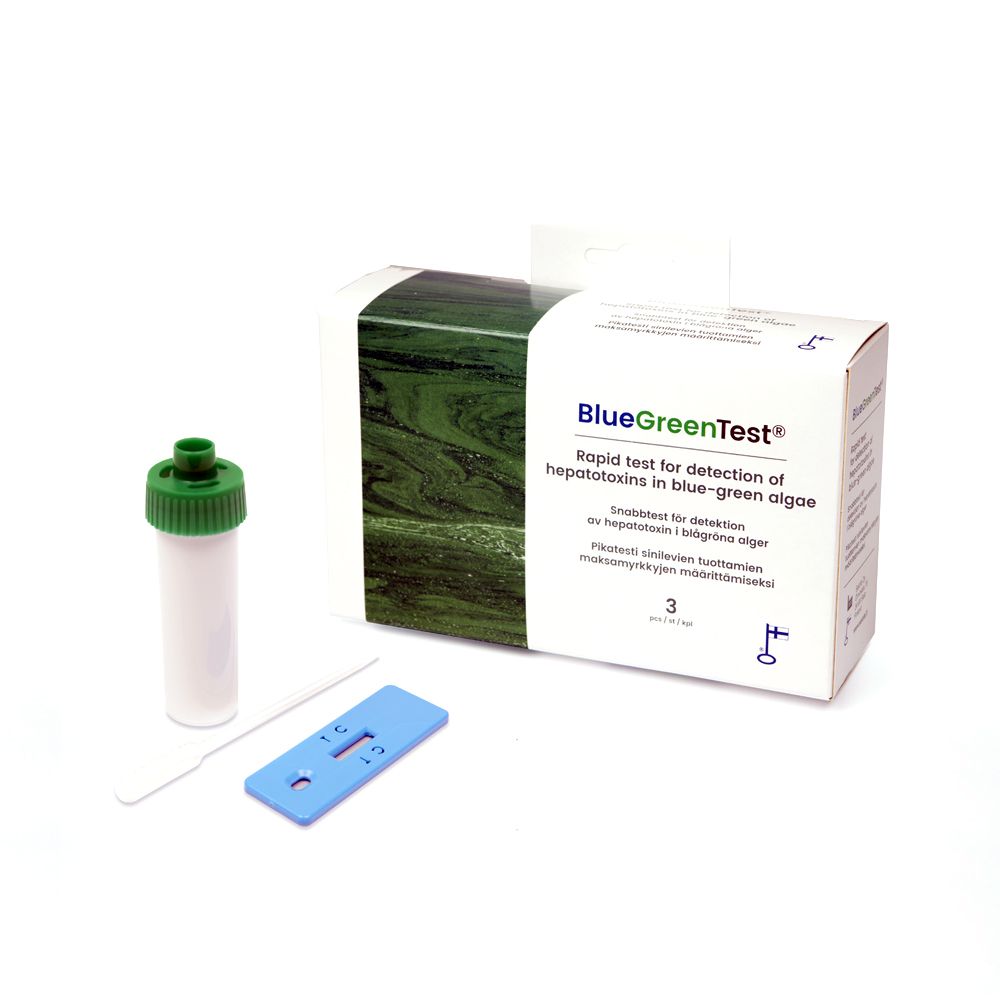 BlueGreenTest -sinilevätesti 3 kpl