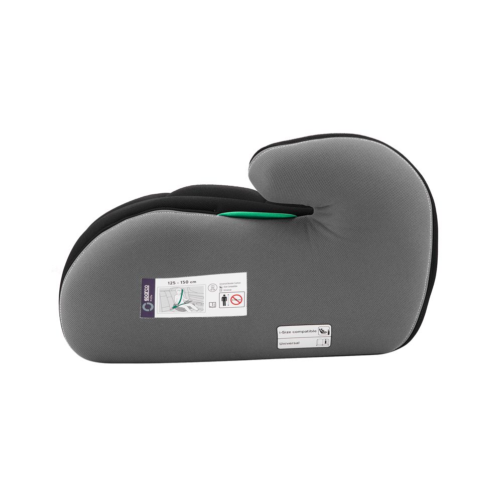 Sparco F100KI istumisalus, 125—150 cm, must/hall