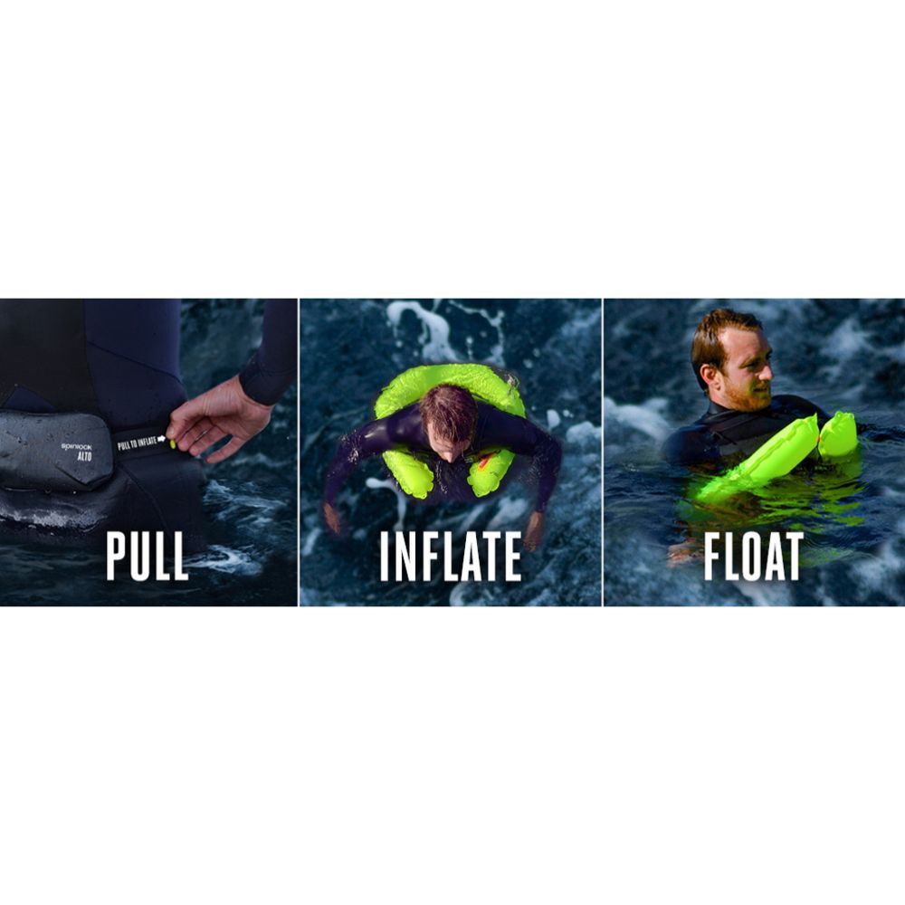 Spinlock Alto uppblåsbar flythjälp 75N svart
