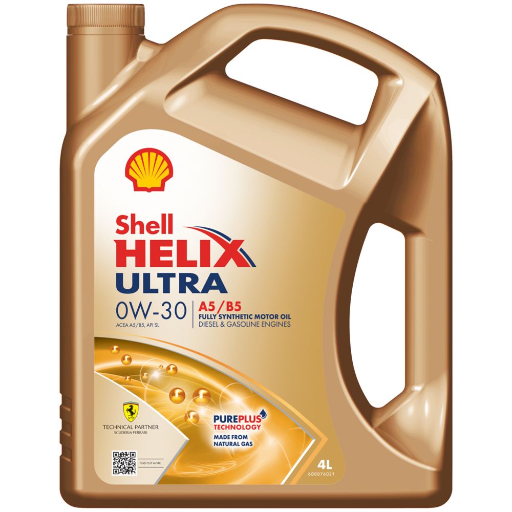 Shell Helix Ultra A5/B5 0W-30 4 l moottoriöljy