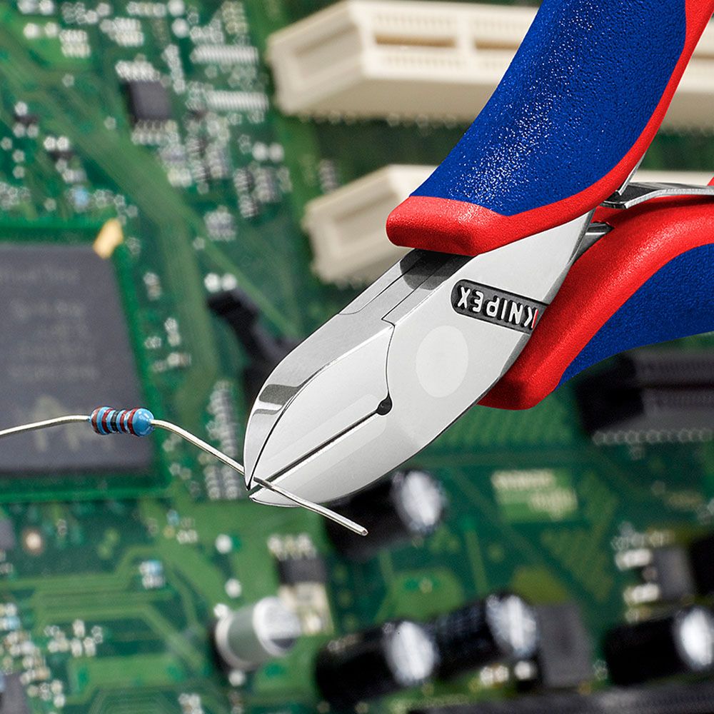 Knipex® 77 02 115 mikrokülglõikur "elektroonika" vedruga 115 mm