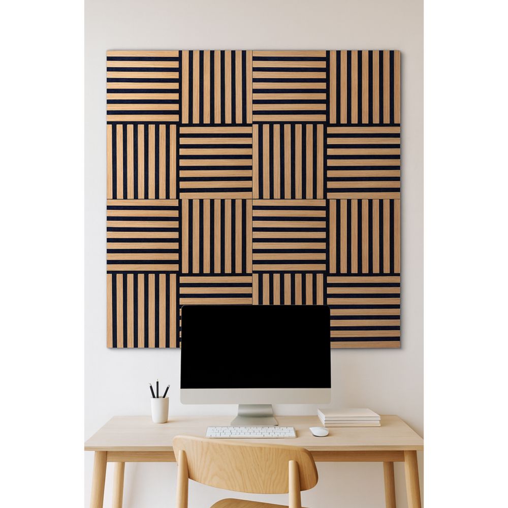 Arctic Design Akustiikkapaneeli vaalea tammi 600 x 600 mm