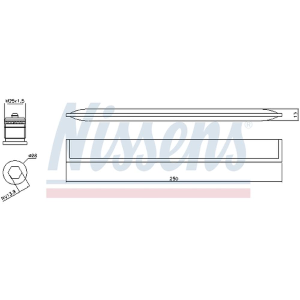 Ilmastointilaitteen kuivain 30-00467