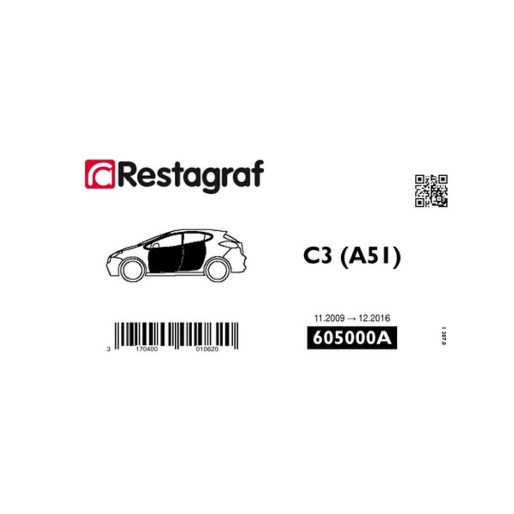 Fästsats Citroen dörr 605000A 42 delar