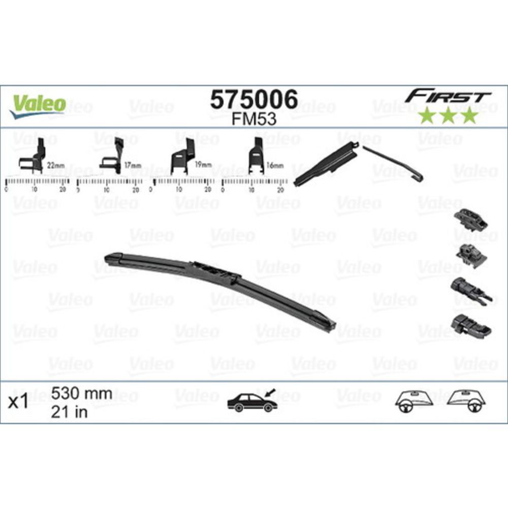 Valeo First MultiConnection FM53 torkarblad 53 cm