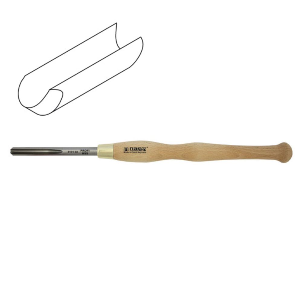 Narex pikk treipeitel kausjas "Superflute" 465 mm