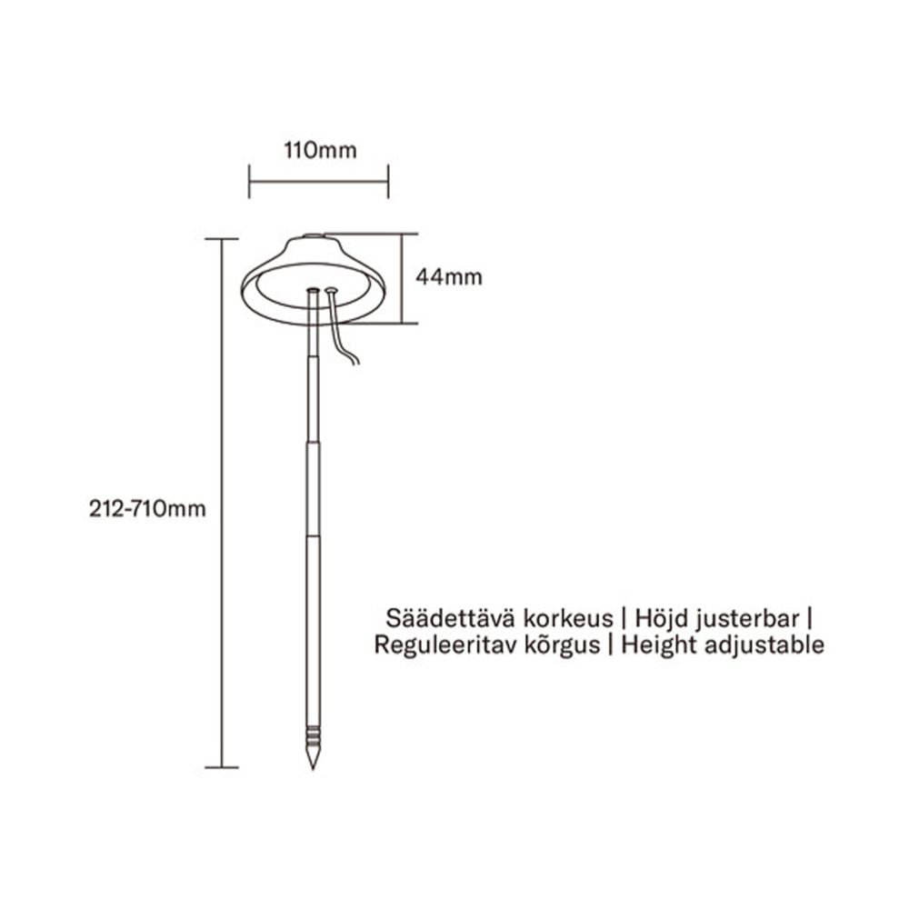 Airam Iris LED växtlampa 5 W 240 lm USB vit