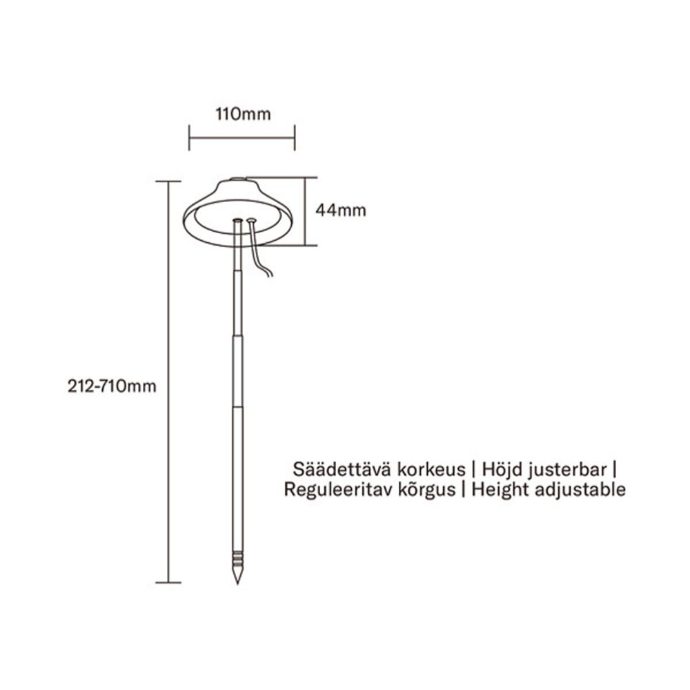 Airam Iris LED-kasvivalaisin 5 W 240 lm USB valkoinen