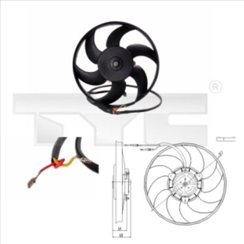 Mootorijahutuse ventilaator 13-1542