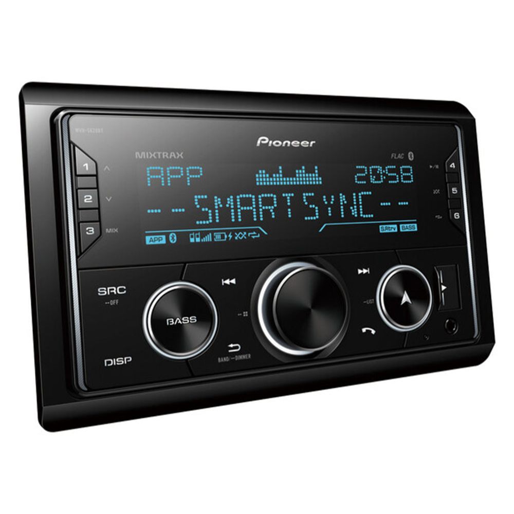 Pioneer MVH-S620BT 2-Din bilstereo med bluetooth