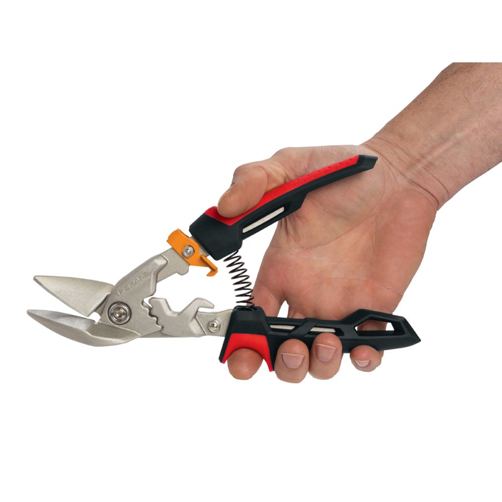 Fiskars Pro PowerGear plåtsax offset vänsterställt skär