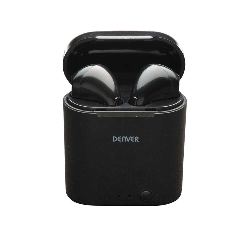 Denver TWE-36 True Wireless Bluetooth nappikuulokkeet musta