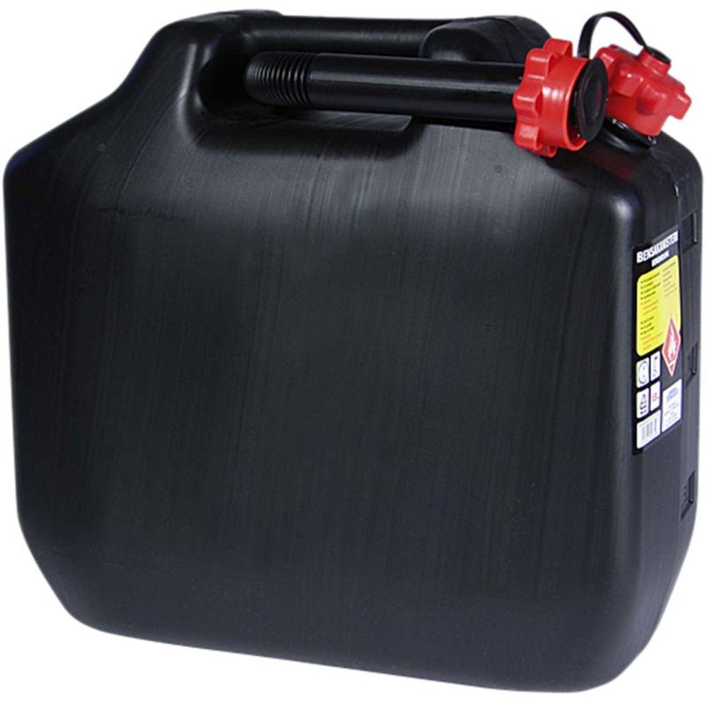 Plastex bränsledunk svart 18 L