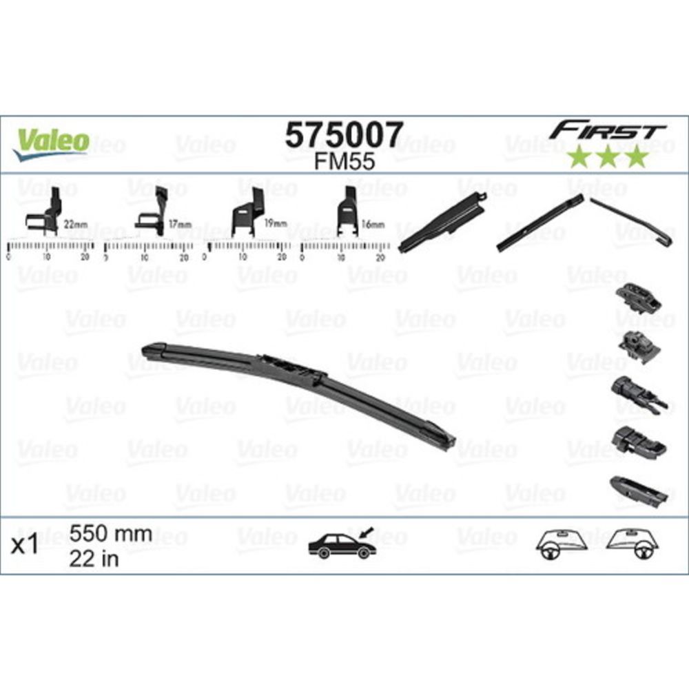 Valeo First MultiConnection FM55 torkarblad 55 cm
