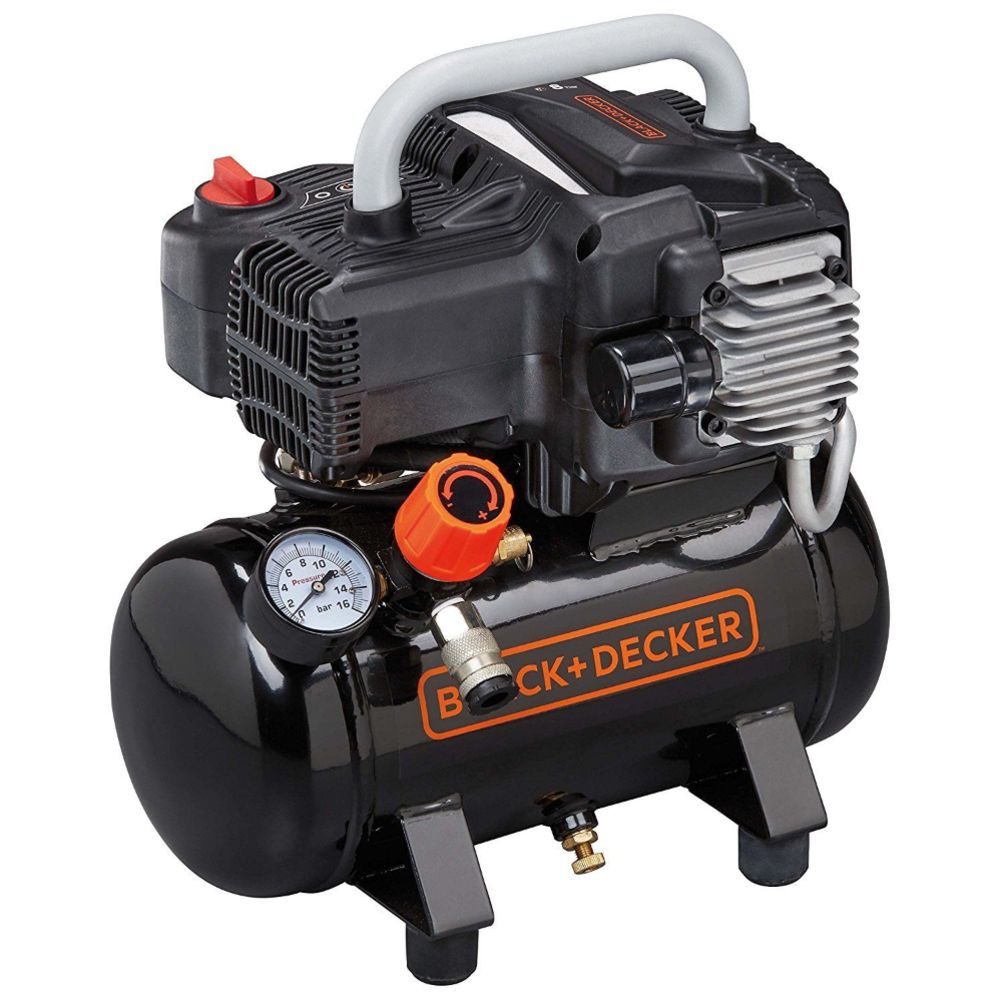 Black+Decker 180/8/6 suruõhukompressor, 6 l, 1100 W