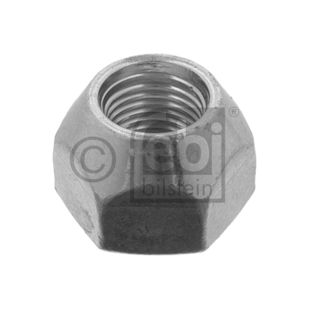 Hjulmutter M12 x 1,25/SW19/H16 rak kon/öppen